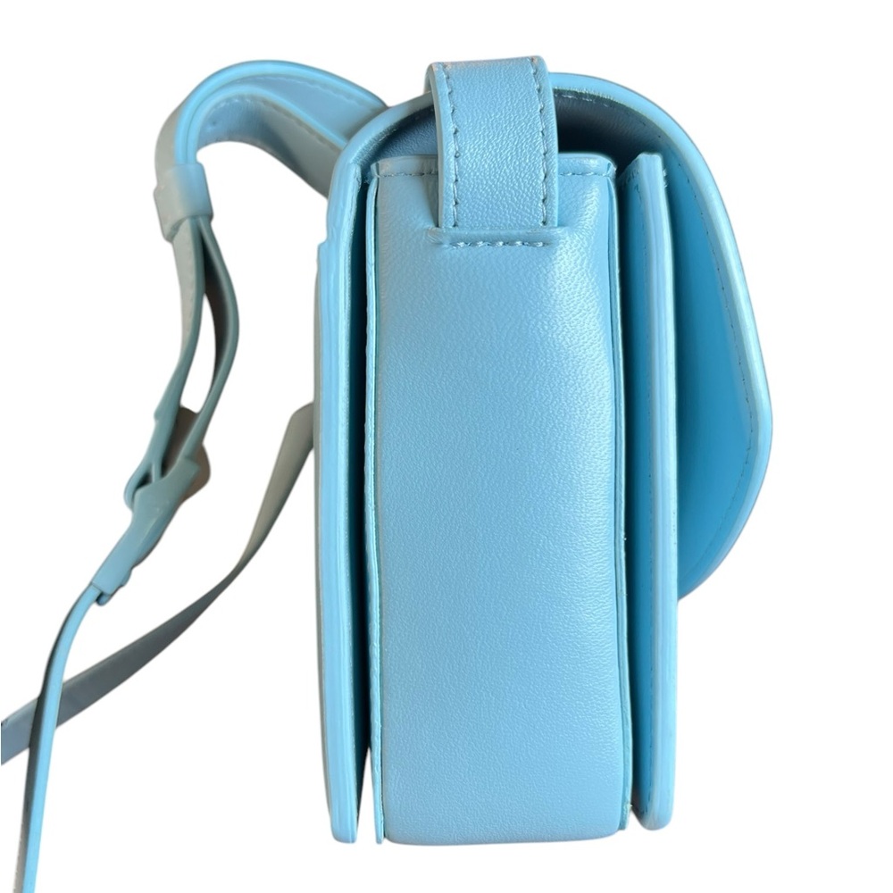 Christian Louboutin Loubi54 Small Leather Crossbody Bag Mint / Light Blue Color - Picture 5 of 15